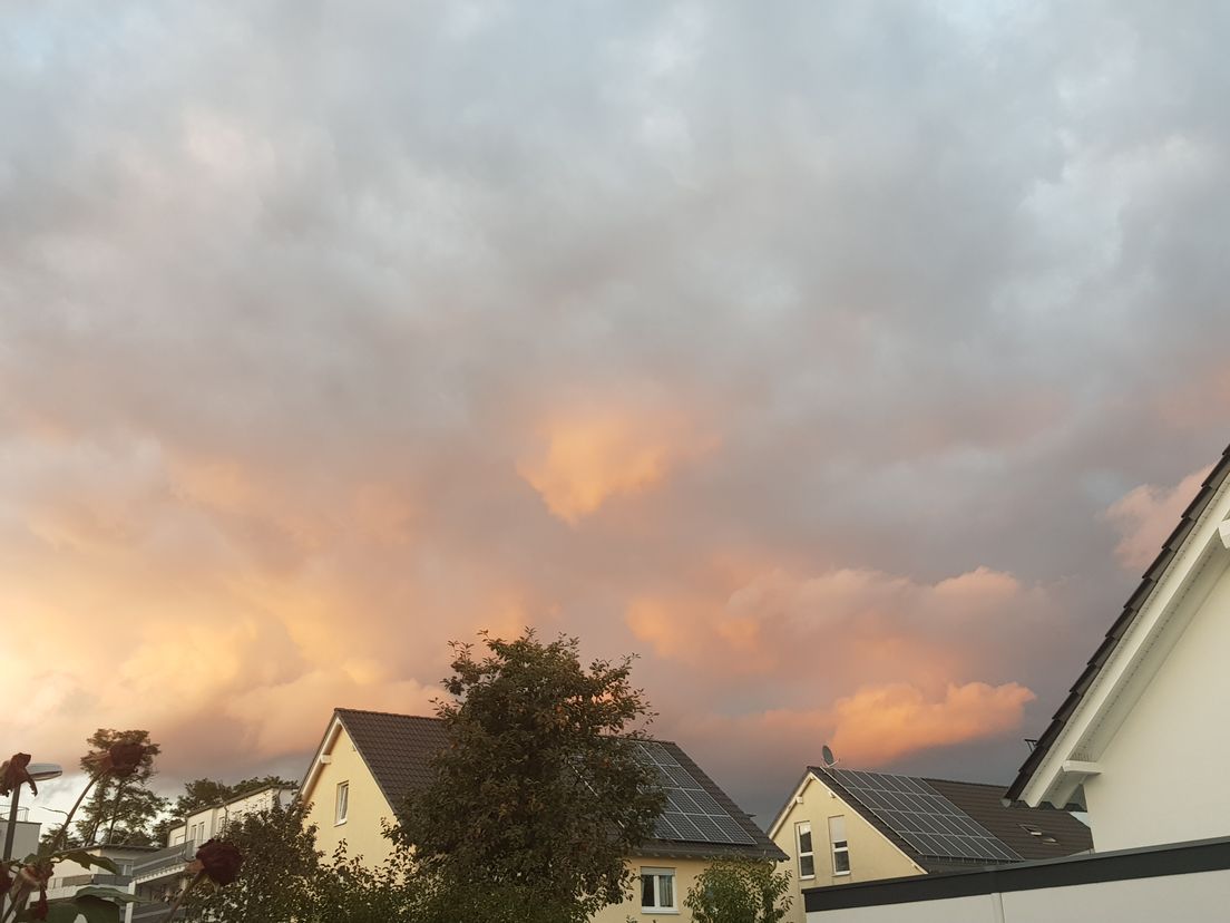 Herbsthimmel über Recklinghausen