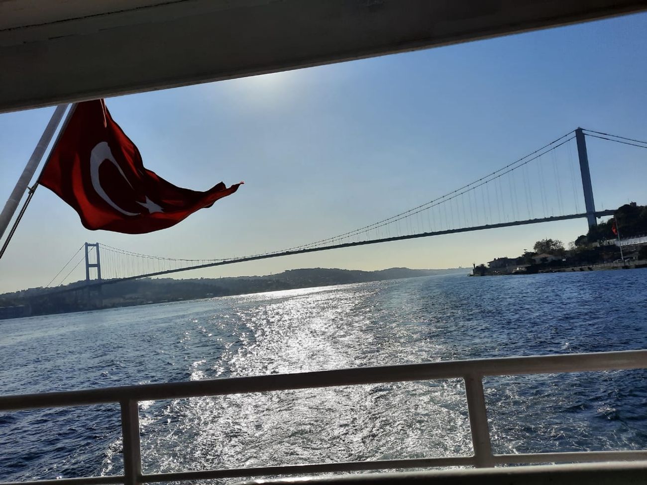 Босфорский вантовый мост в Стамбуле
