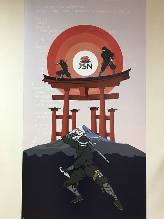 seven.pics presents - Poster in our office 