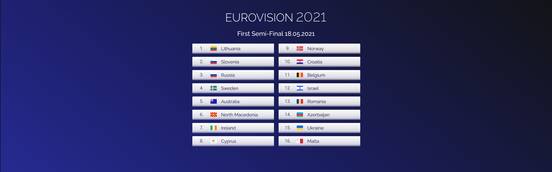 sevenpics presents - Eurovision Song Contest 2021