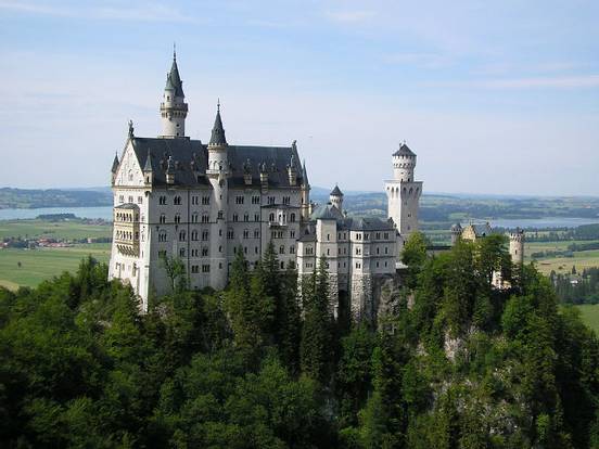 Замок Нойшванштайн,Бавария,Германия