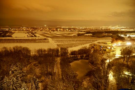 Winternacht in Mainz