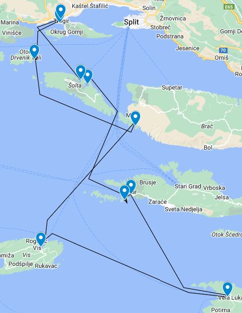 seven.pics presents - 7-и дневное путешествие на яхте по средней даламации Хорватии