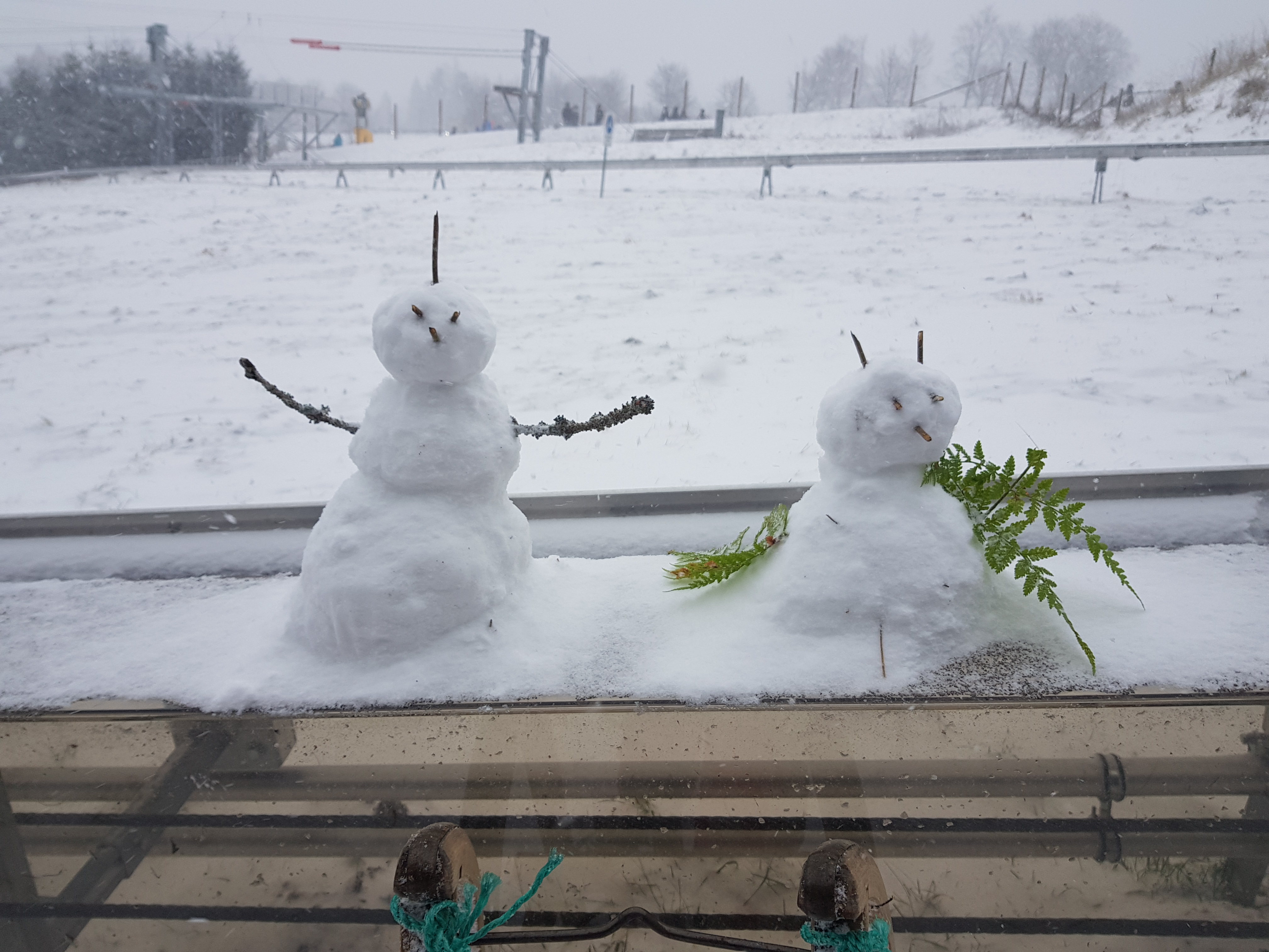 Снеговики, вот такие наши снеговики, а какие у вас ?