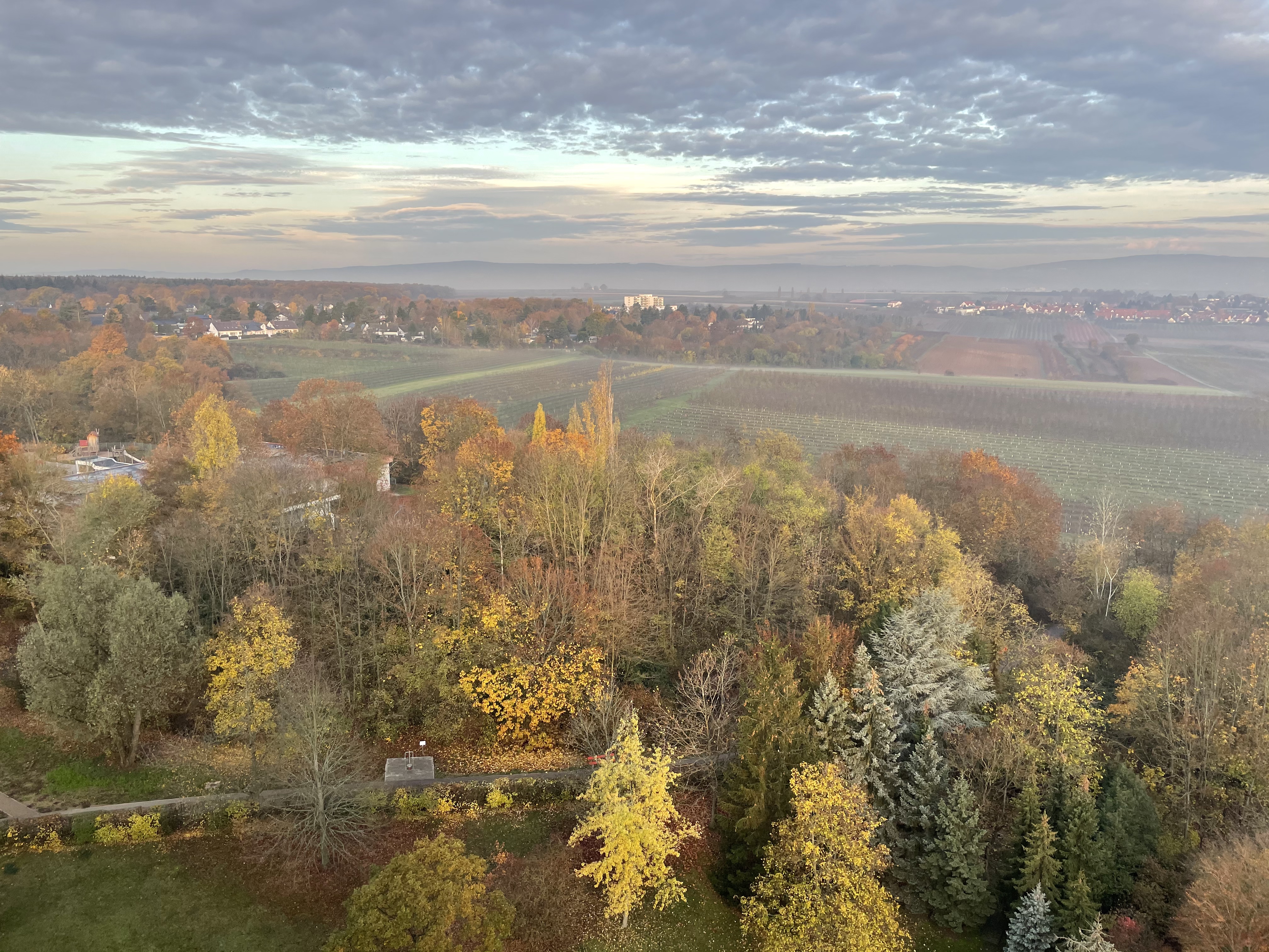 Herbsthimmel über Mainz