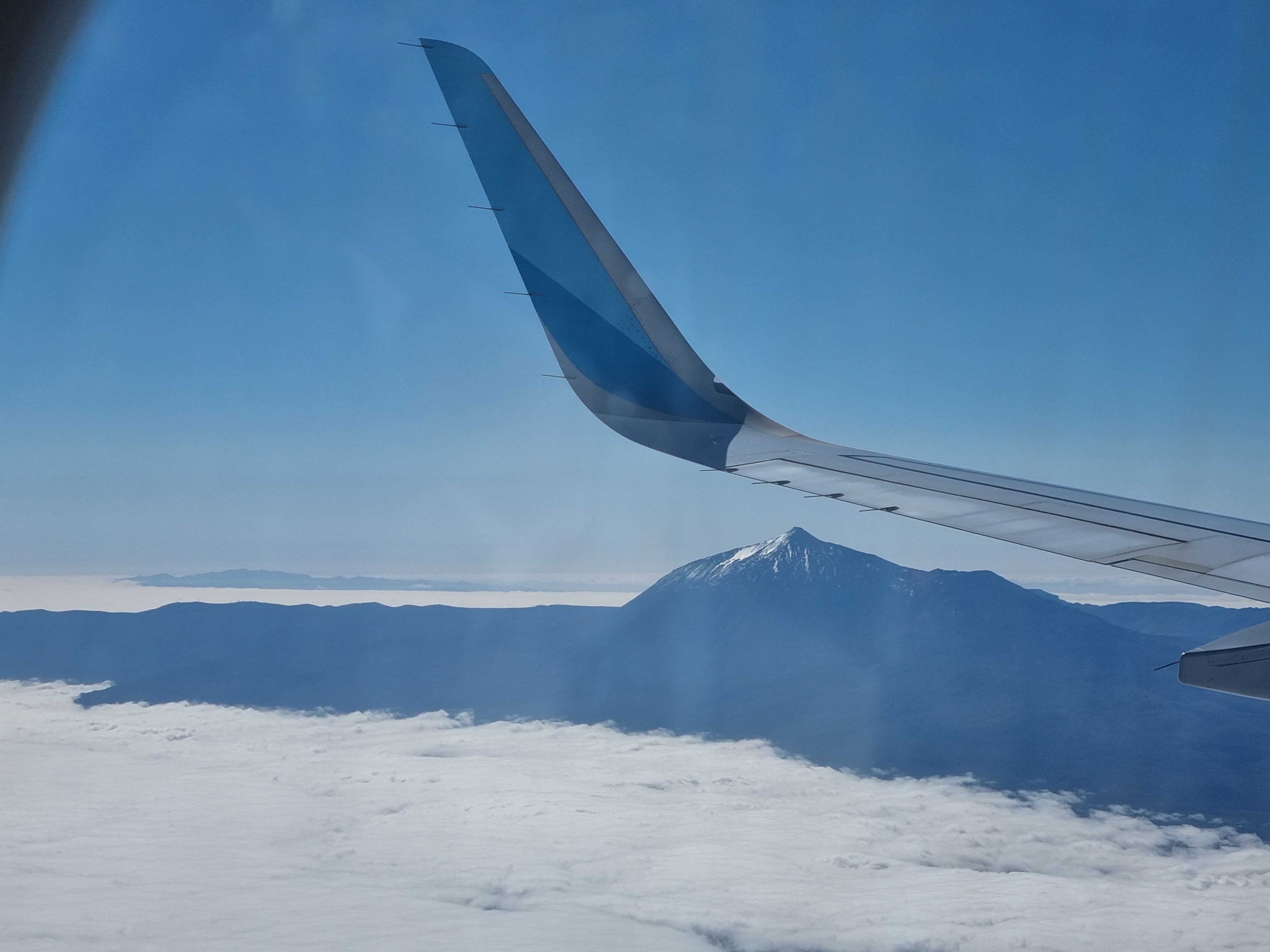 Вулкан  Тэйде вид с самолёта 