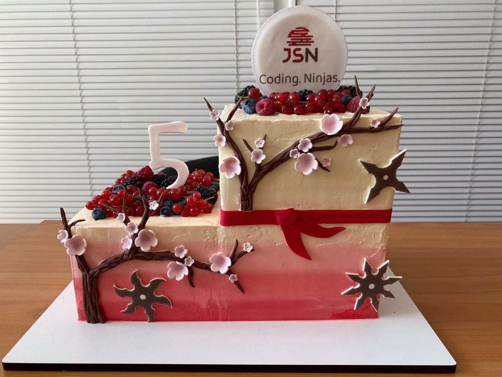 5 уears! The cake for real JS ninjas!