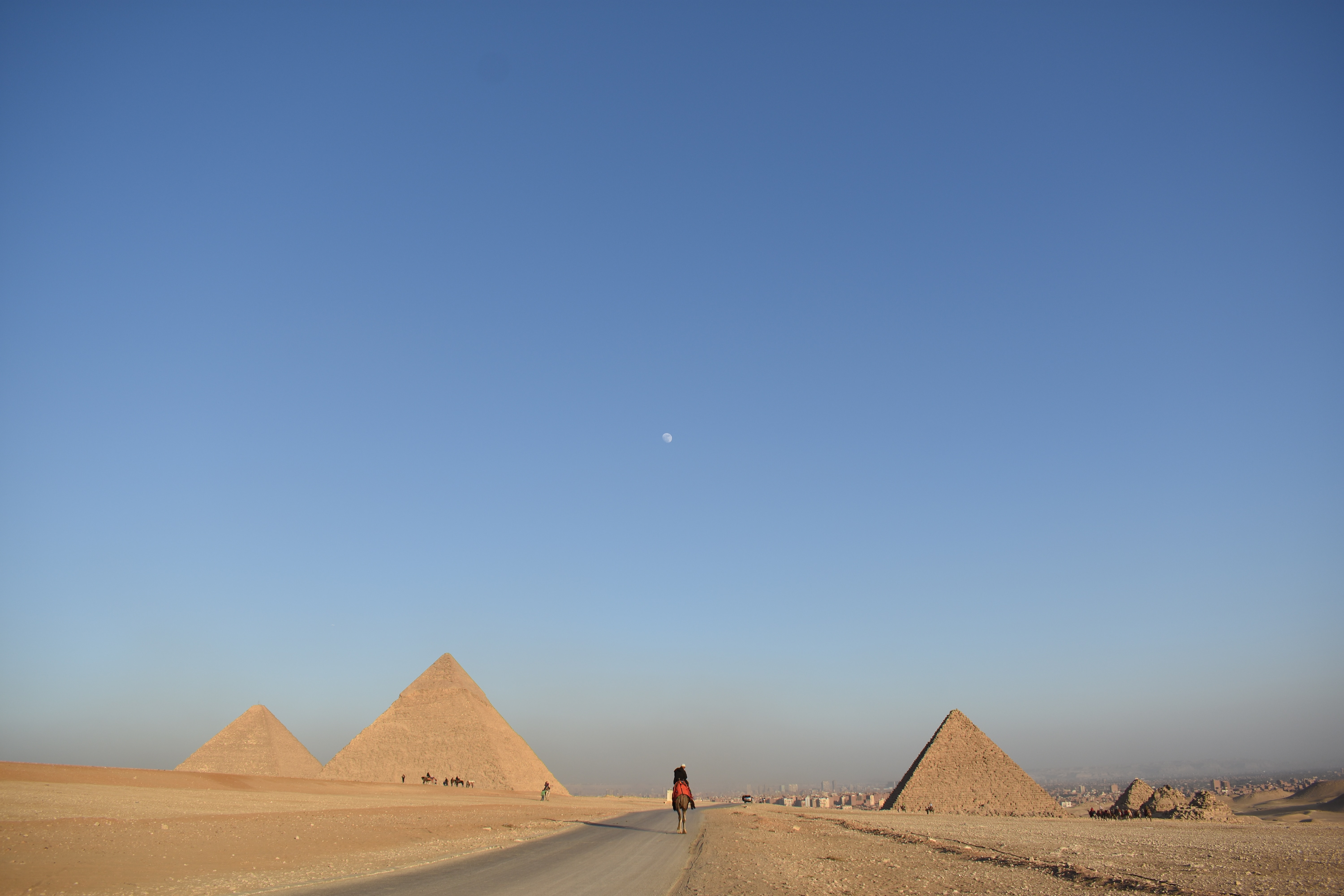 The step-pyramid at Saqqara, Egypt